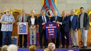 Laporta, en el 50 aniversario de la Peña Montserrat-Monistrol