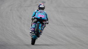 David Alonso, durante los primeros entrenamientos libres en Montmeló