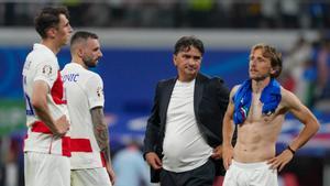Modric, desolado tras el empate ante Italia
