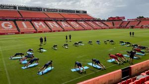 El Nàstic trabaja con el ascenso entre ceja y ceja