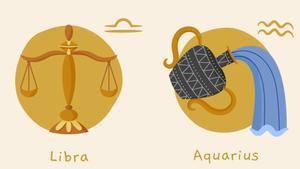 Libra y Acuario