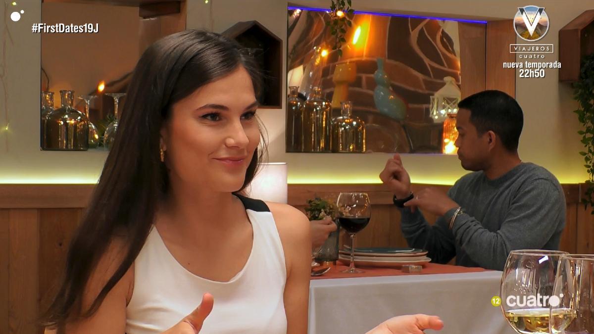 Celia y Ben en 'First Dates'