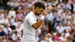 Djokovic, en Wimbledon.