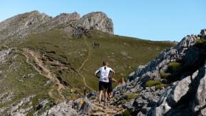 Una de las clásicas imágenes de la Zegama-Aizkorri