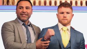 Canelo Álvarez y De la Hoya a punto de los golpes; el campeón acusa de robo al promotor