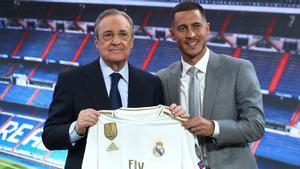 Florentino Pérez presentaba en junio de 2019 a Eden Hazard