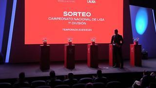 El sorteo del calendario de LaLiga, en directo